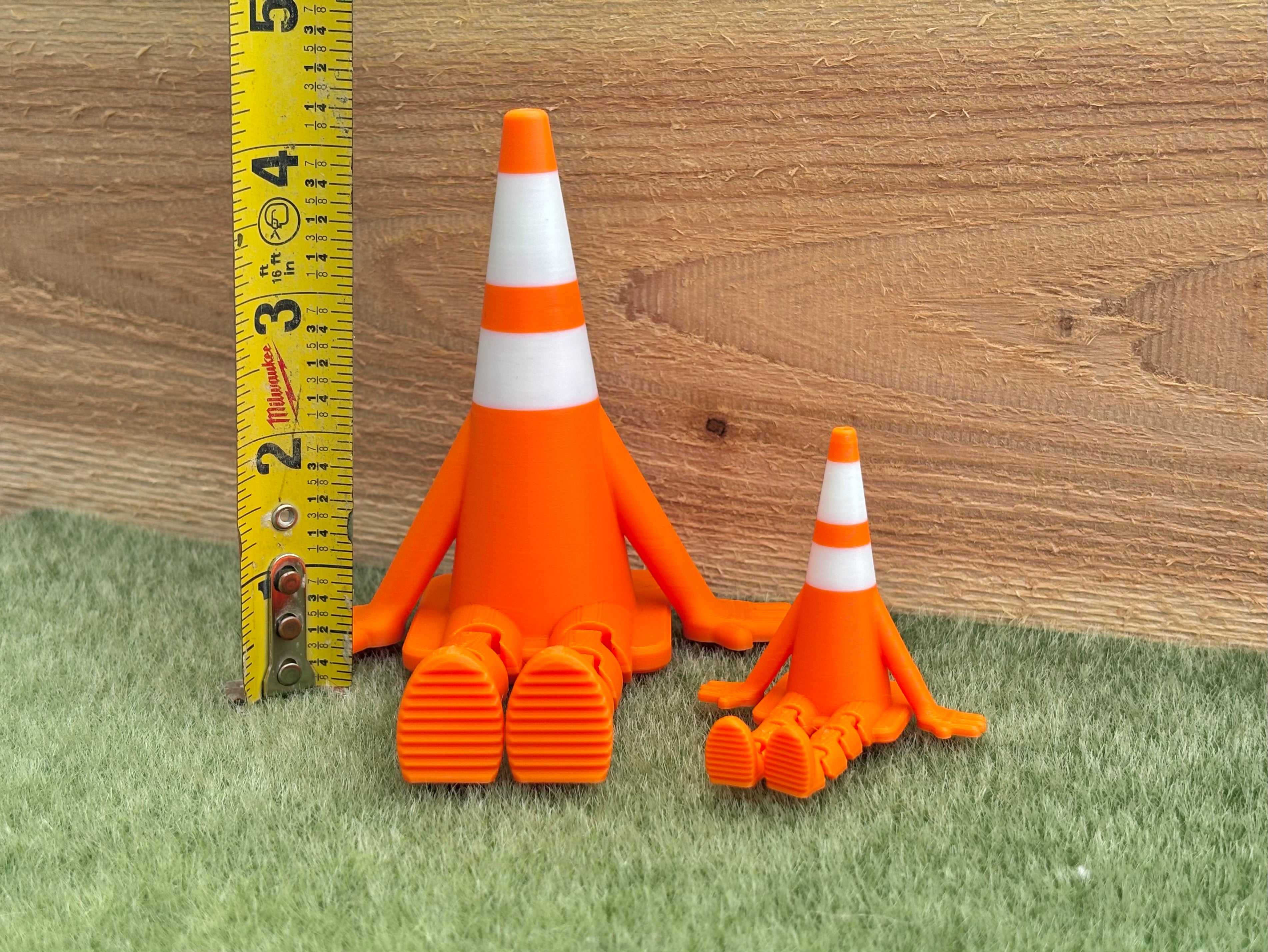 Large Traffic Cone Buddy, Construction Cone Buddy, Safety Cone, Construction Gifts, Construction Collectible,