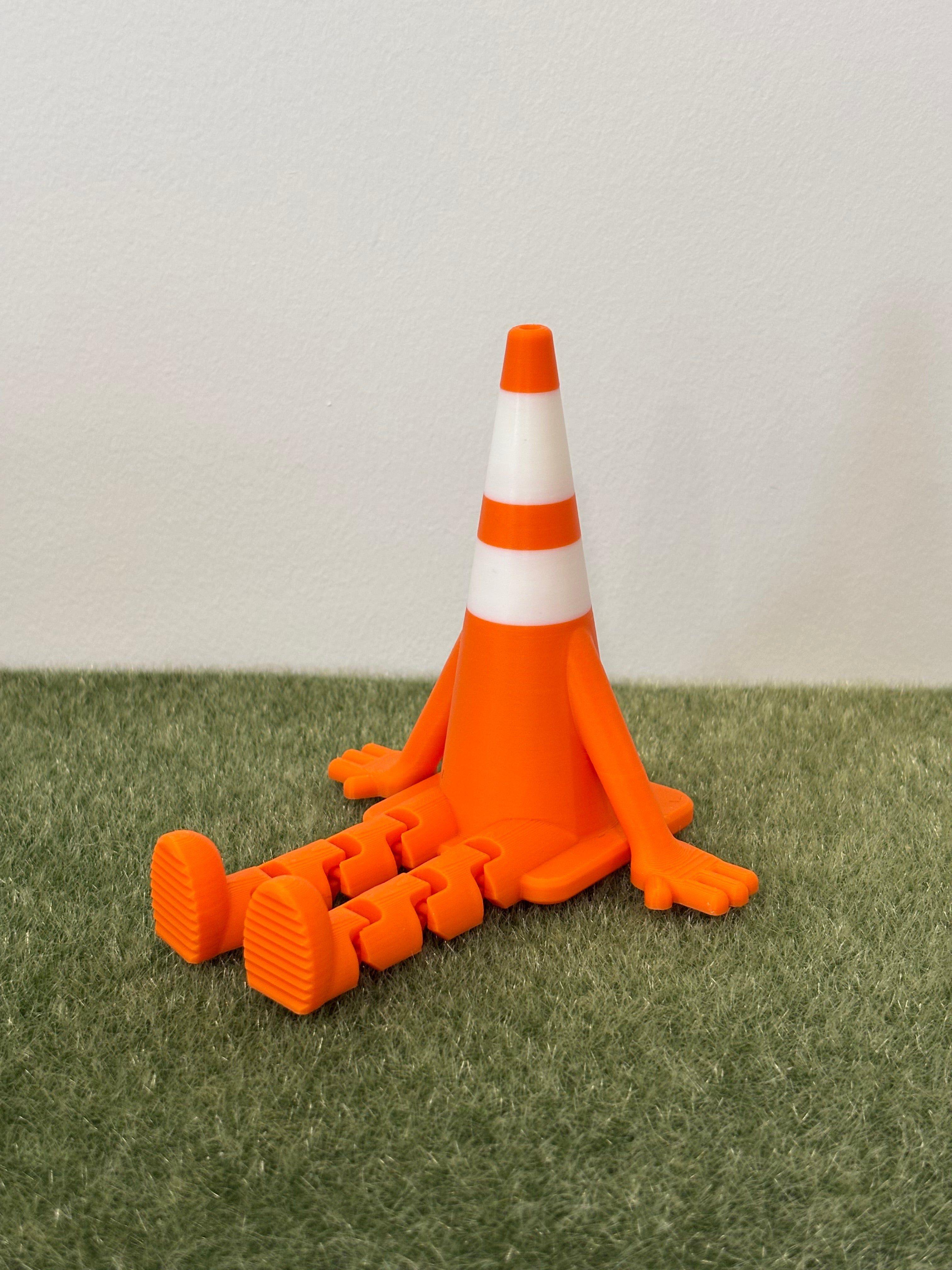 Large Traffic Cone Buddy, Construction Cone Buddy, Safety Cone, Construction Gifts, Construction Collectible,